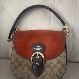 Coach Brown and Tan Women's Bag